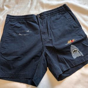 Shark Ralph Lauren shorts 5 inch inseam